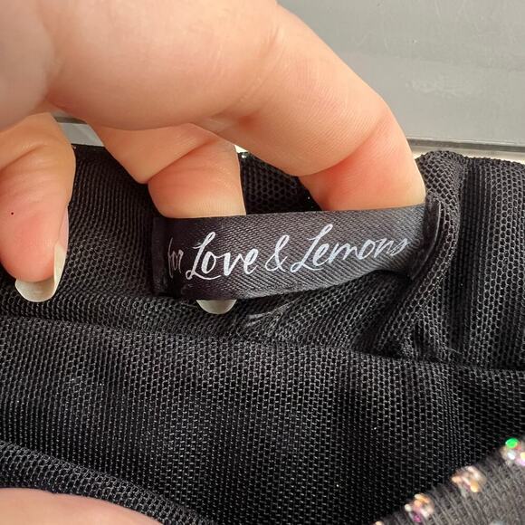 For Love & Lemons All That Glitter Sequin Midi Skirt Size S - Picture 5 of 7